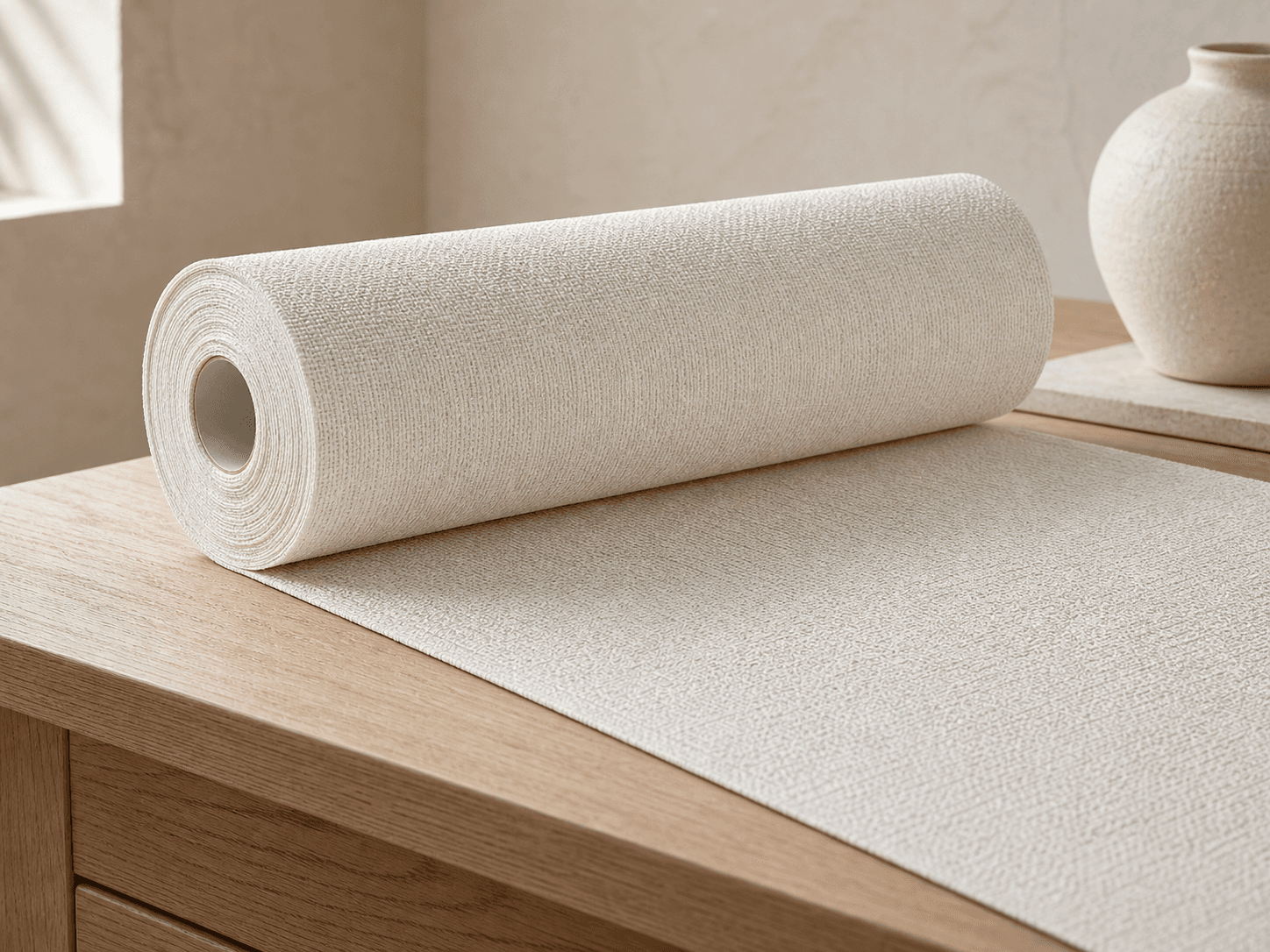 Texturglas restoration mat installed in a bright interior.
